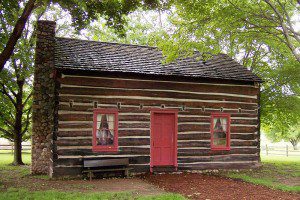 Peter Whitmer log home