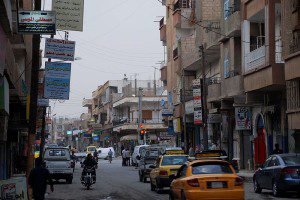 In downtown Raqqa