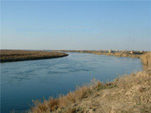 The peaceful Euphrates River