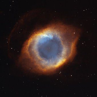 A neat coloured nebula