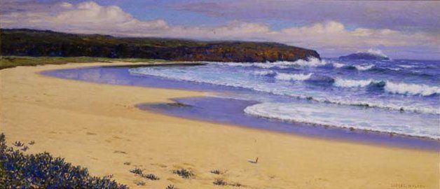 A painting of Laie Point