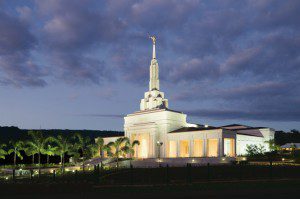 The new temple in Samoa
