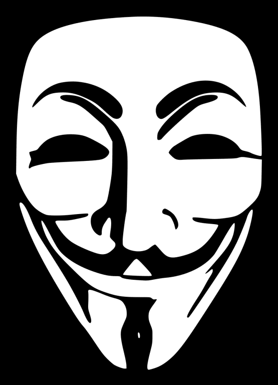 A Guy Fawkes mask