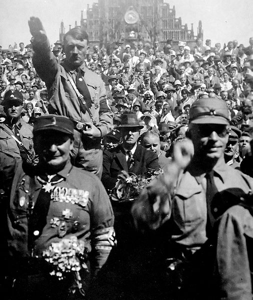 An NSDAP rally in Nuremberg