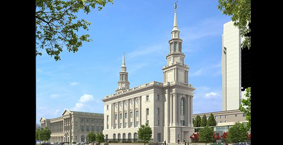 The first temple in Pennsylvania