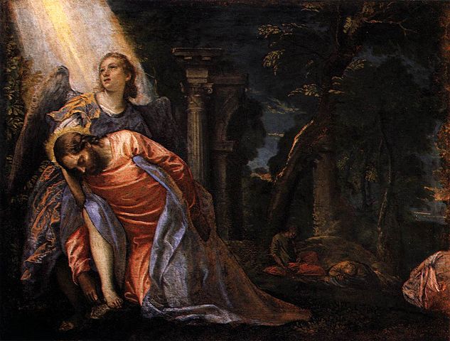 In the Garden of Gethsemane, with Paolo Veronese