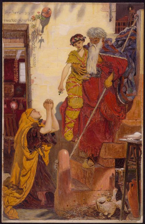 Ford Madox Brown, "Elijah and the Widow's Son" from the period of the American Civil War