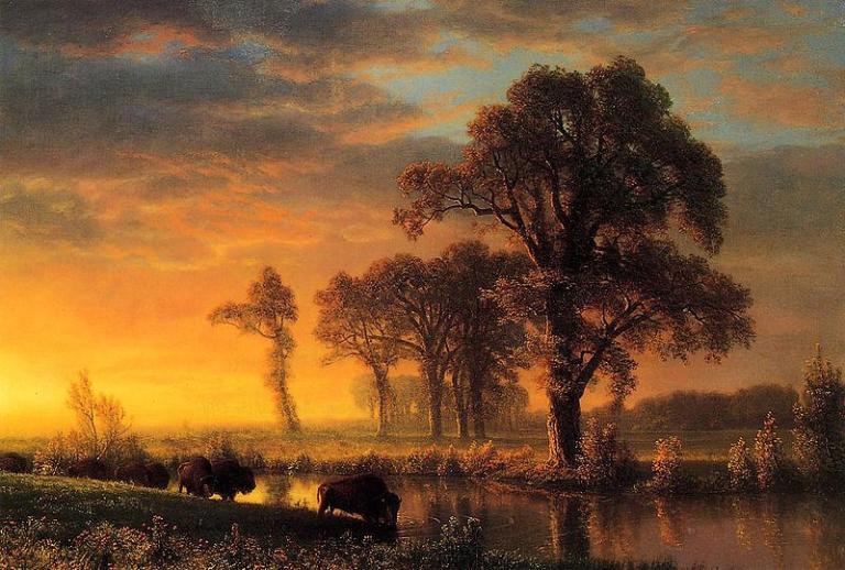 Bierstadt Kansas landscape