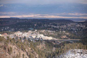 Panorama of Los Alamos, near Santa Fe