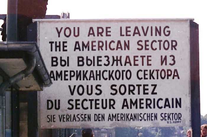 In divided Berlin