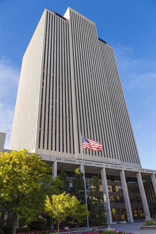 The main Church office building in Salt Lake