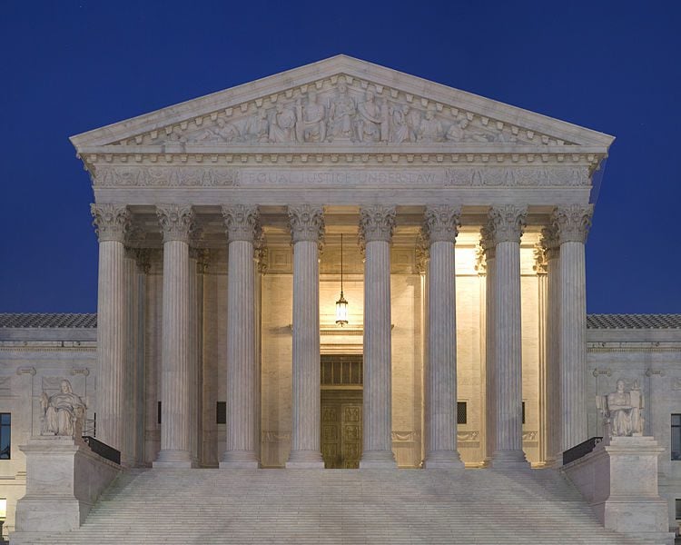 SCOTUS bldg in DC USA