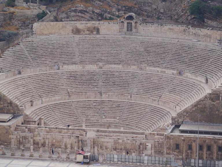 A Roman theater in Amman, Jordan