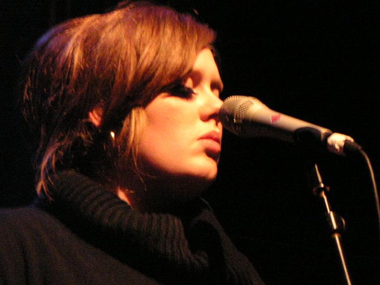 The singer Adele