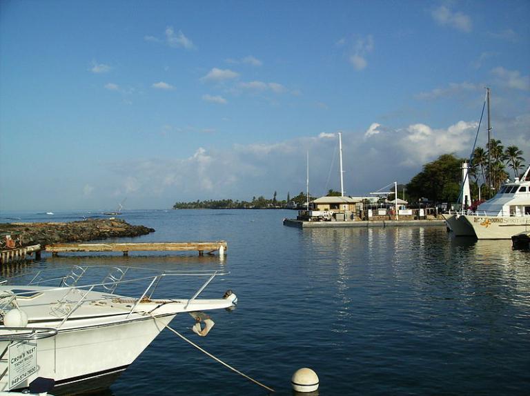 modern Lahaina Harbor