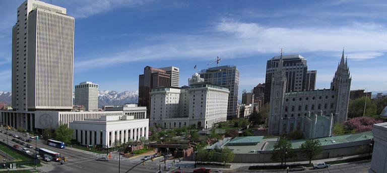 Looking southward from the Conference Center