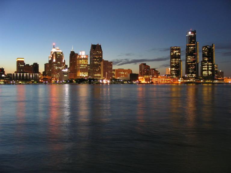 Detroit, from Windsor, Ontario