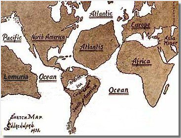 Lemuria on the map