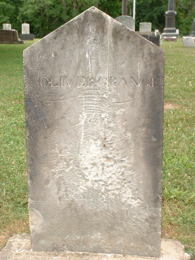 The gravestone of Oliver Granger (d. 1841)