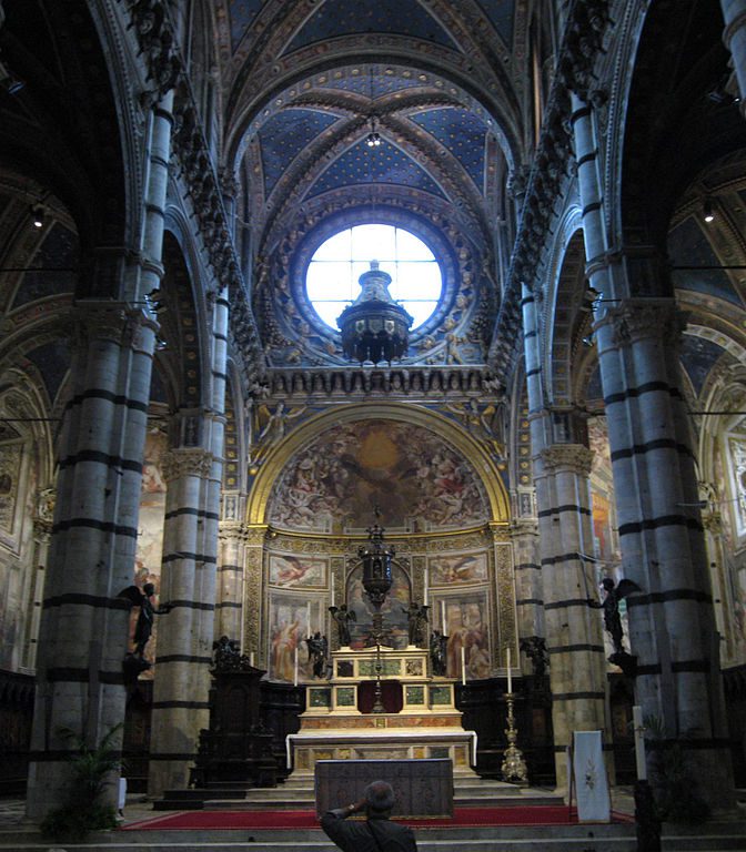 Interior of the Duomo at Siena
