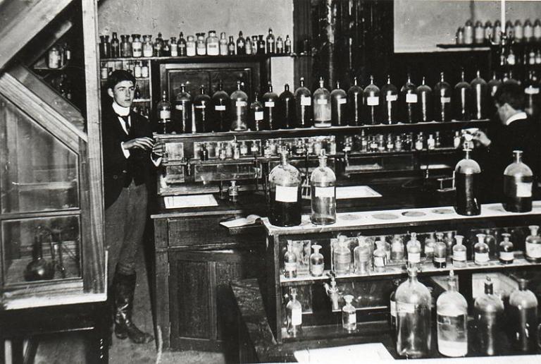 A modern science lab