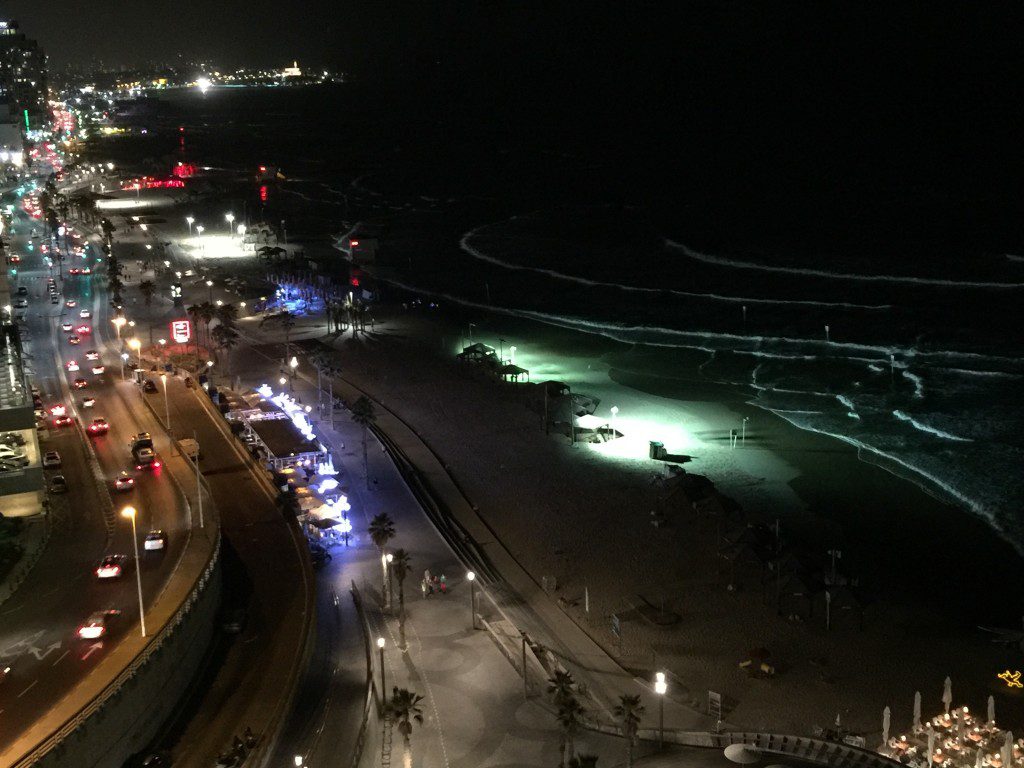 Tel Aviv and Yafo by night