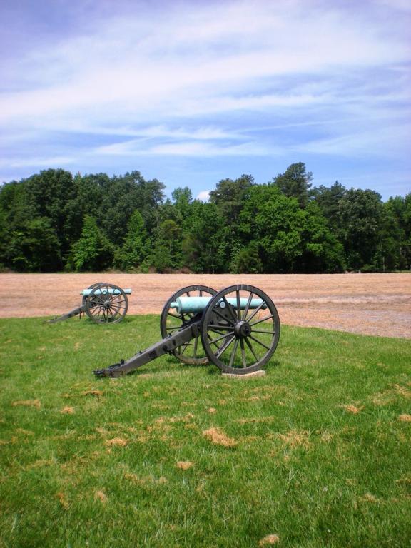 Two cannons near Richmond