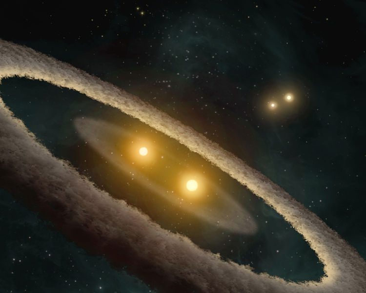 A system of multiple stars