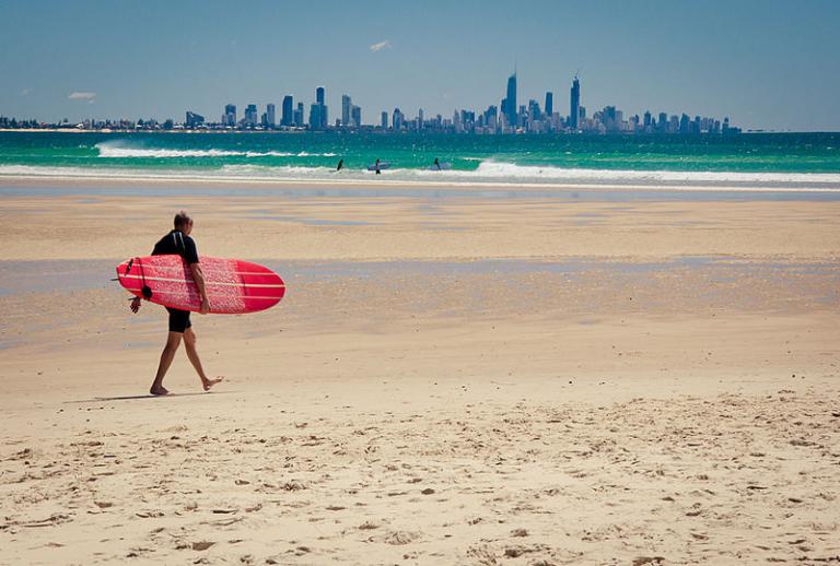 A beach in Queensland