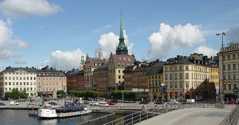 Gamla Stan, near where I sit