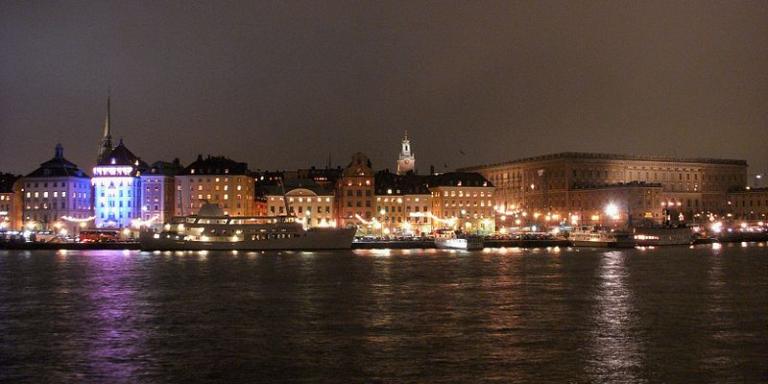 Old Town Stockholm at night
