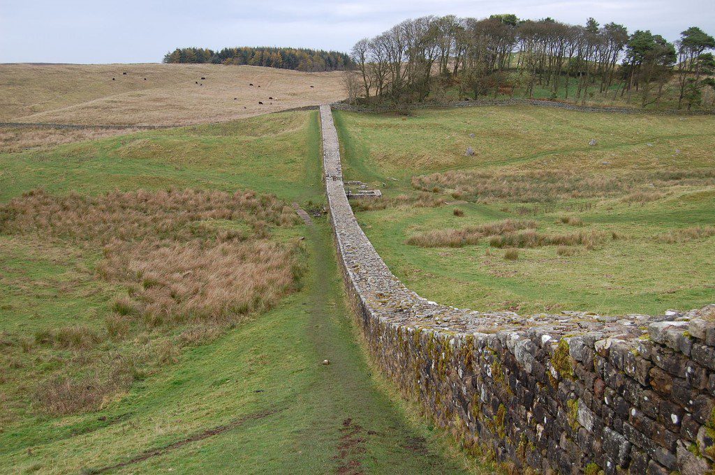 Hadrian's Wall near Housesteads