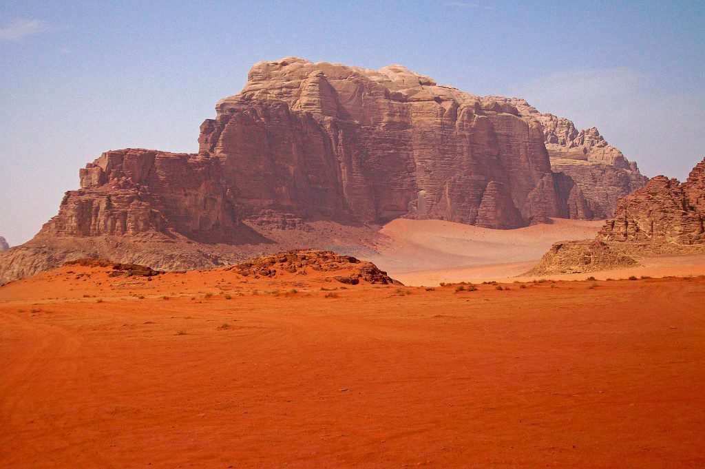 In Wadi Rum, Jordan
