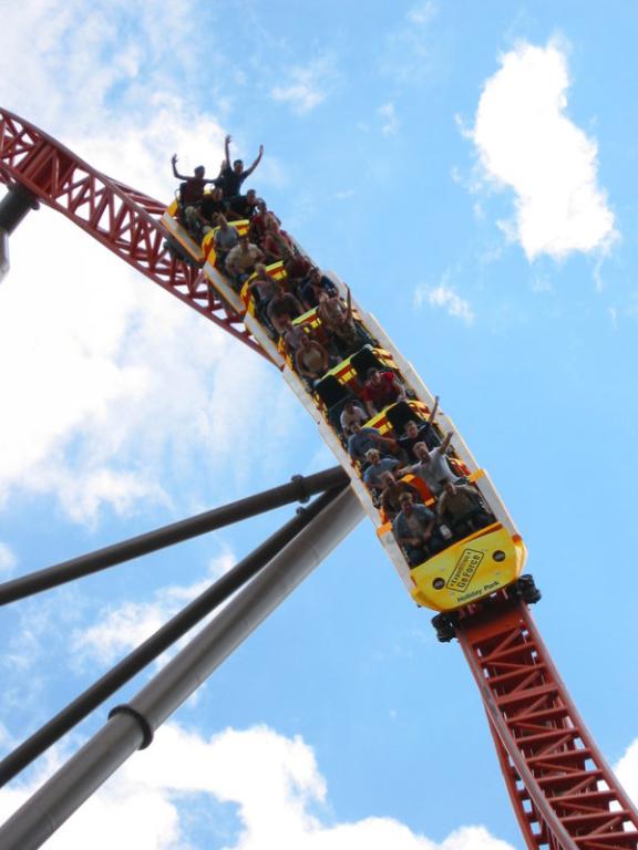 A rollercoaster in Germany