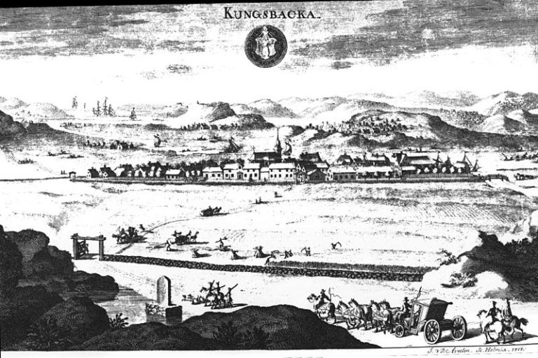 Kungsbacka, more than 300 years ago