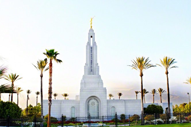 The temple in Redlands, California