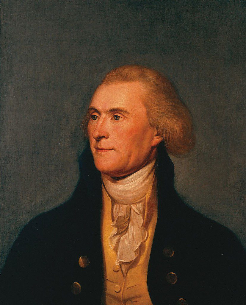 Peale's 1791 Jefferson