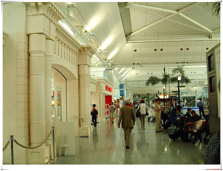 Inside the airport of Istanbul