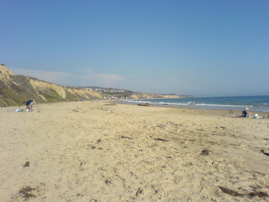 The beach at Crystal Cove