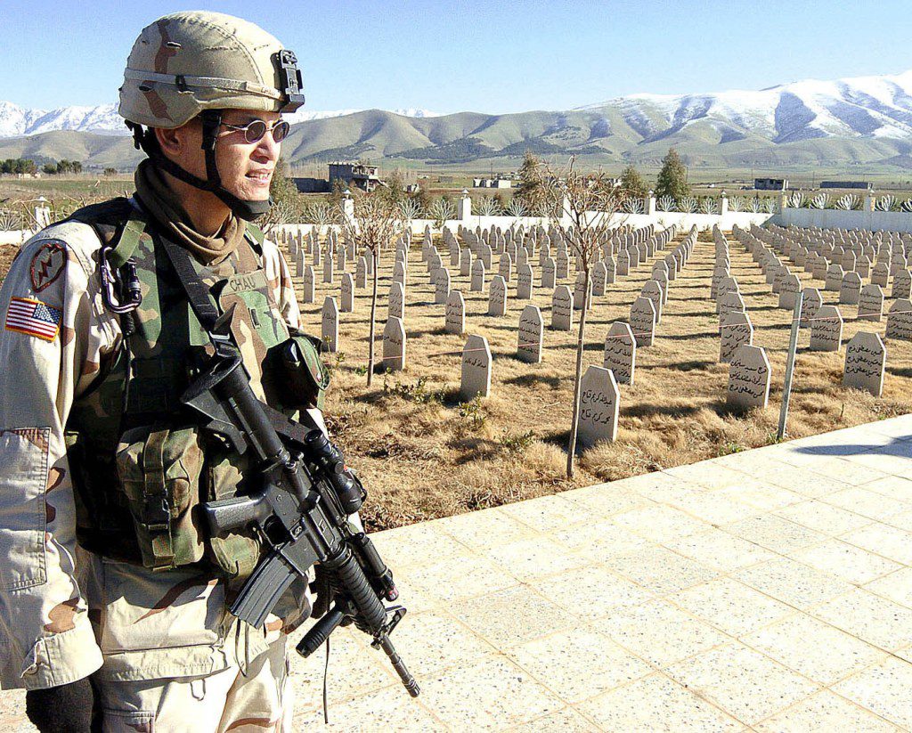 In a cemetery in Halabja