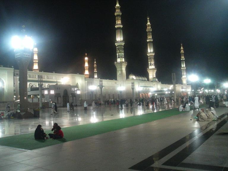 Muhammad's mosque in al-Madina