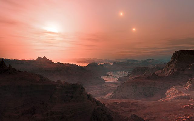 ESO image of exoplanet surface