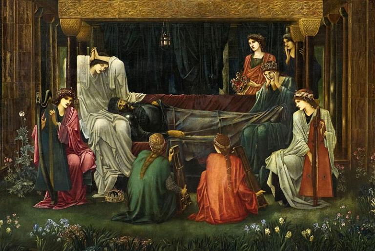 Burne-Jones, Arthur's last sleep