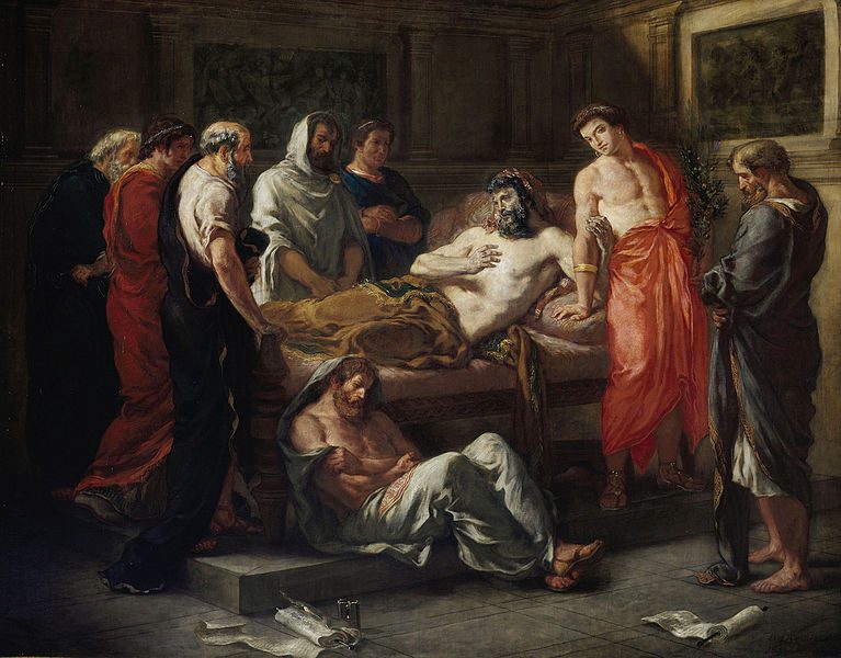 Delacroix, the dying Aurelius