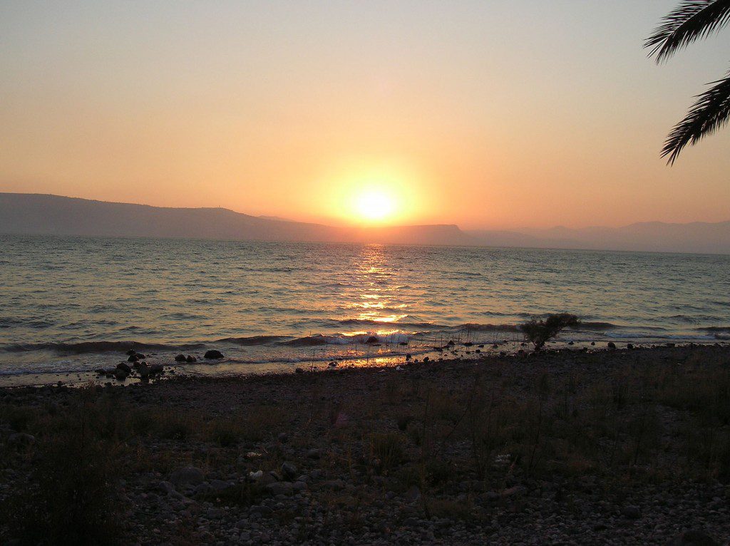 Looking toward Magdala and Capernaum