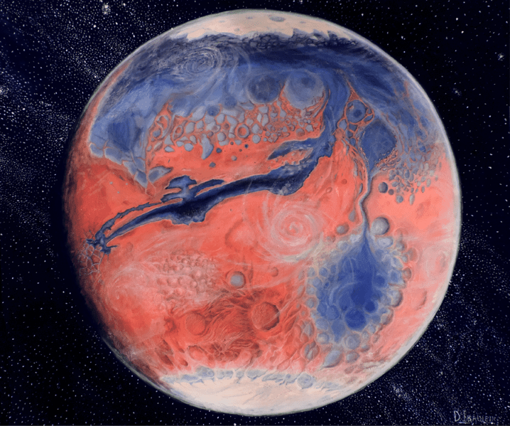 Old Mars oceans