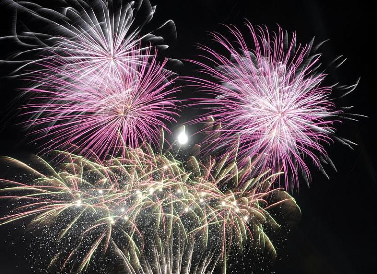 Fireworks over Norwich