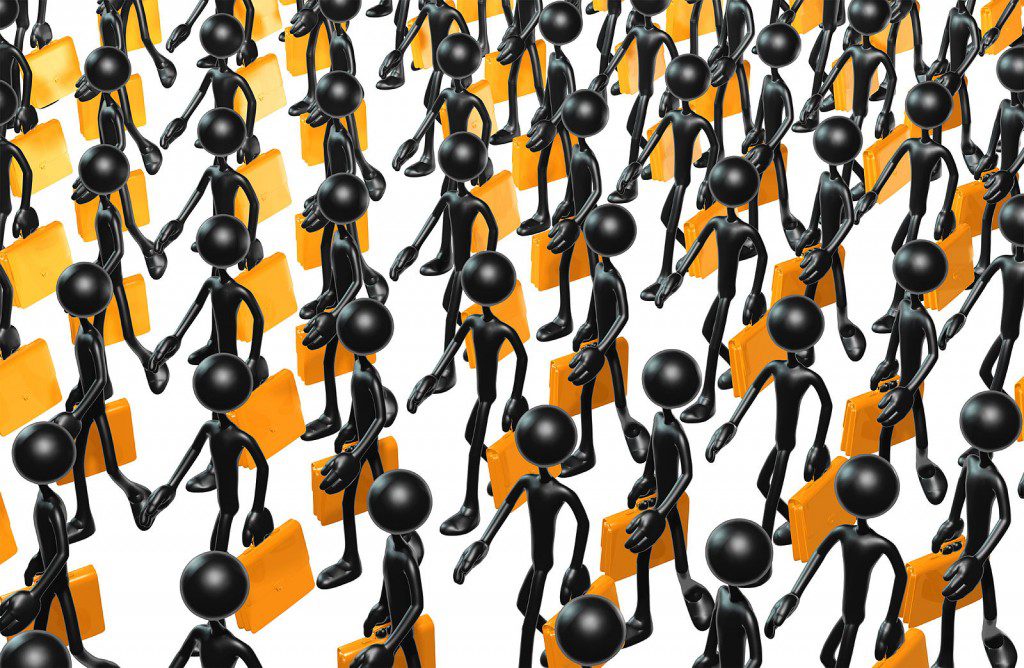 Marching business ants