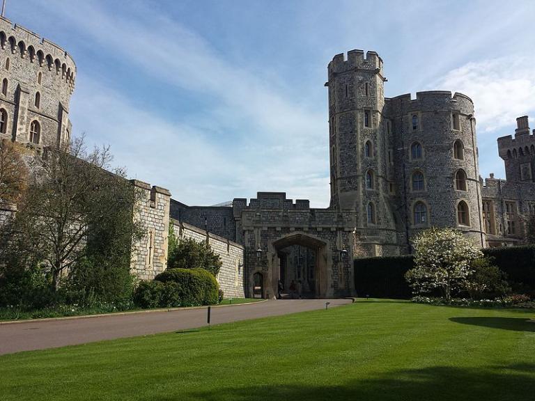 On the grounds of Windsor Castle
