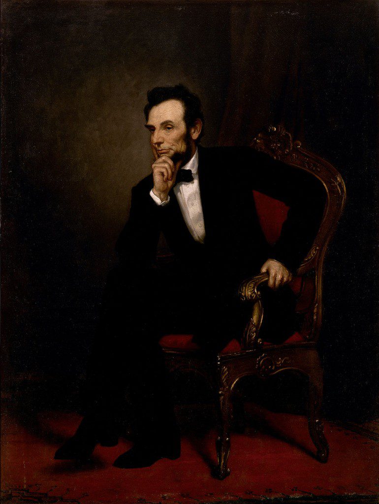 A pensive Lincoln